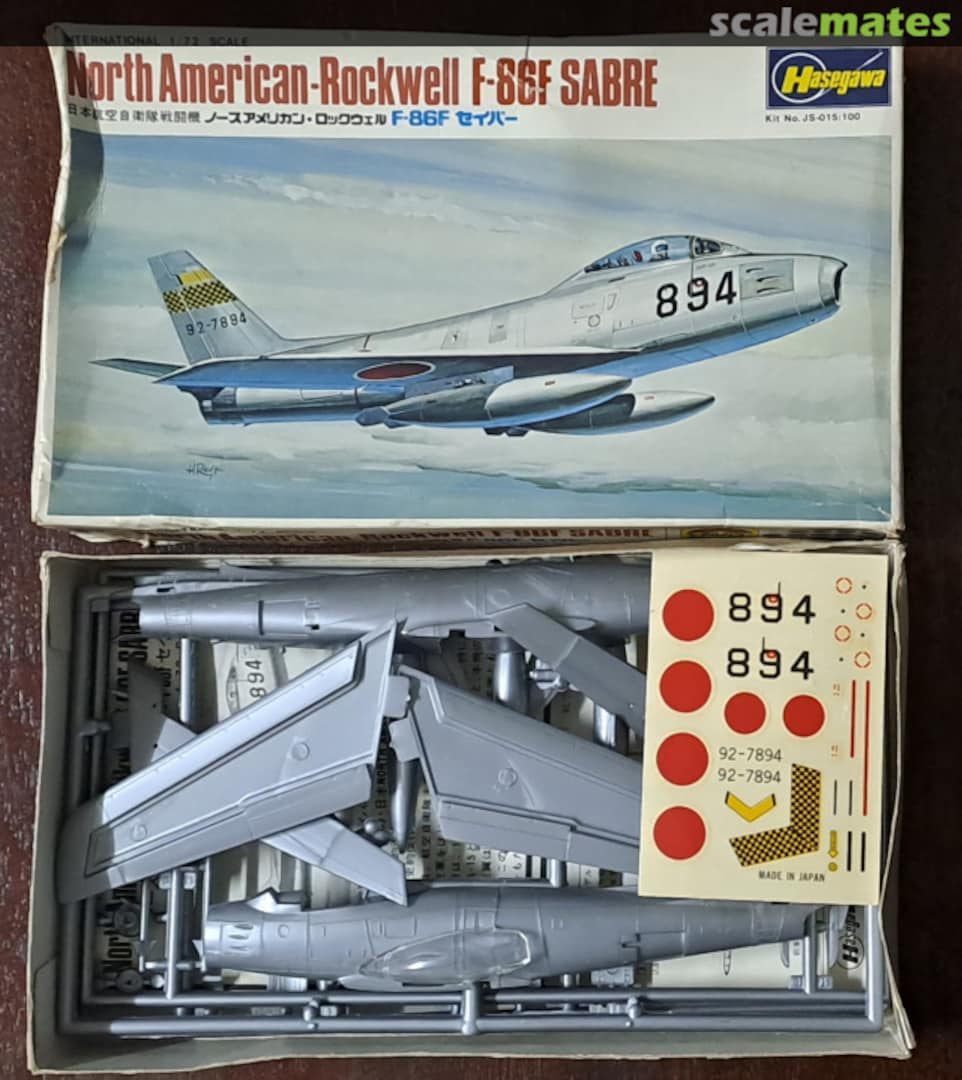 Contents North American-Rockwell F-86F Sabre JS-015 Hasegawa