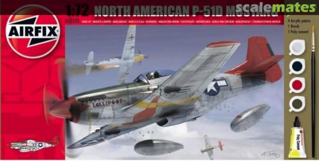 Boxart North American P-51D Mustang A68208 Airfix Boxart North American P-51D Mustang A68208 Airfix