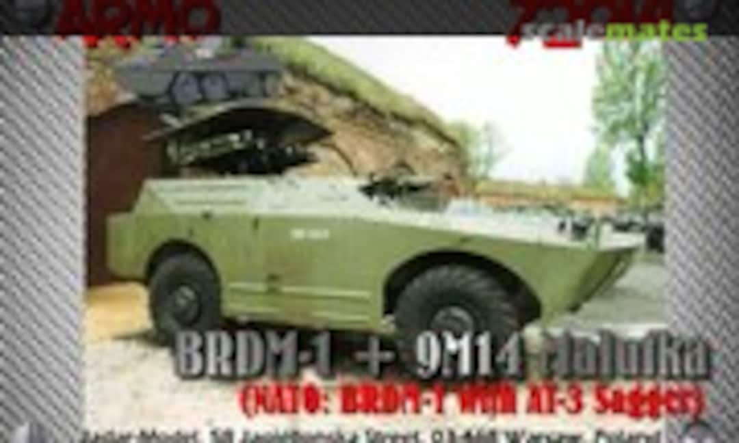1:72 BRDM-1 + 9M14 Malutka-M (Armo 72014)