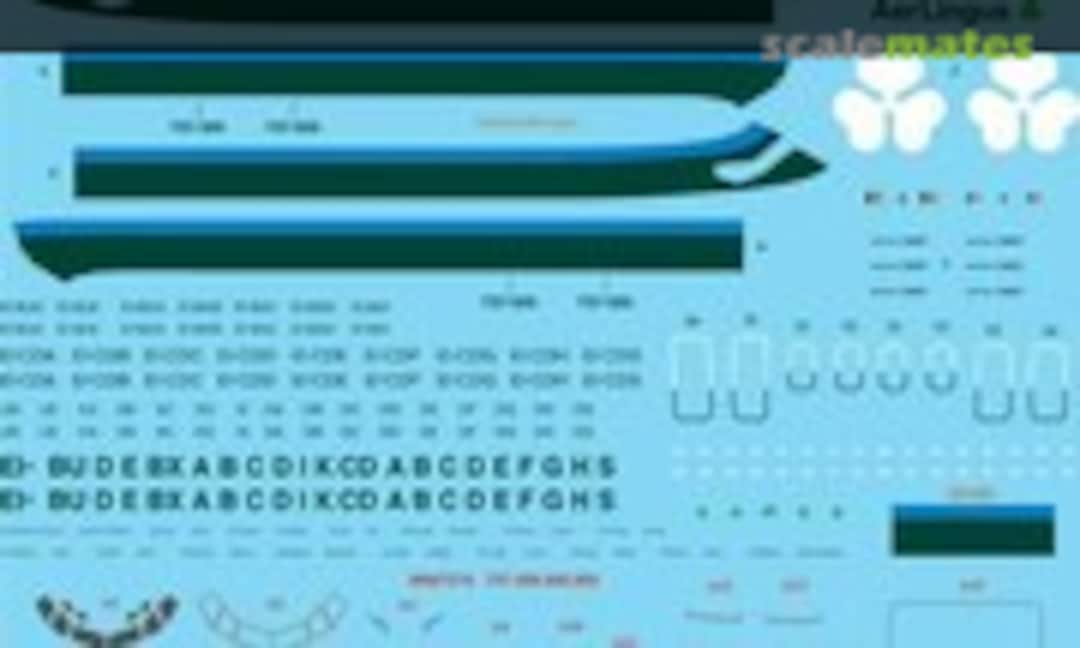 1:144 Aer Lingus Boeing 737-300,400,500 (26 Decals STS44236)