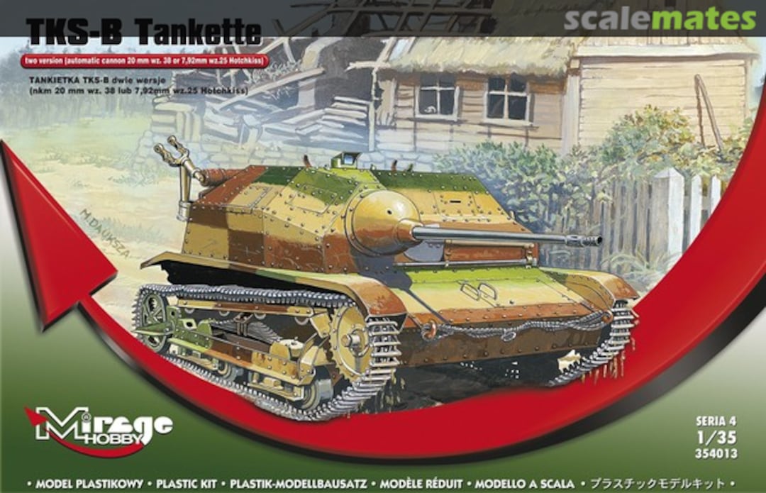 Boxart TKS-B Tankette 354013 Mirage Hobby