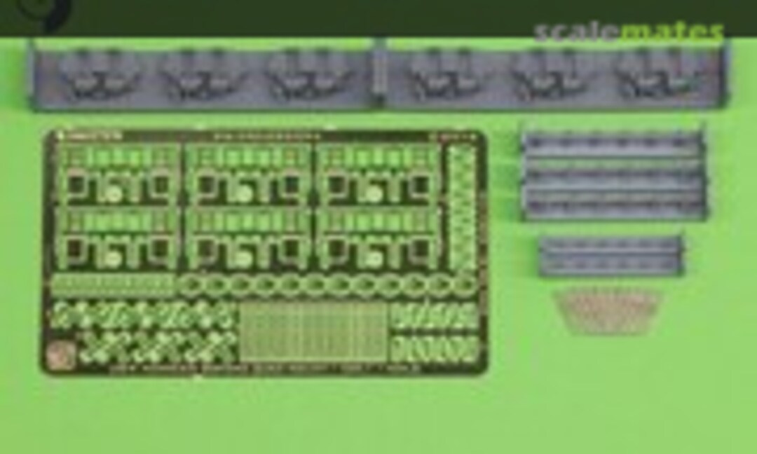 1:350 USN 40 mm/56 Bofors quadruple mount ver.2 / with Mk-51 director (Master SM-350-094)