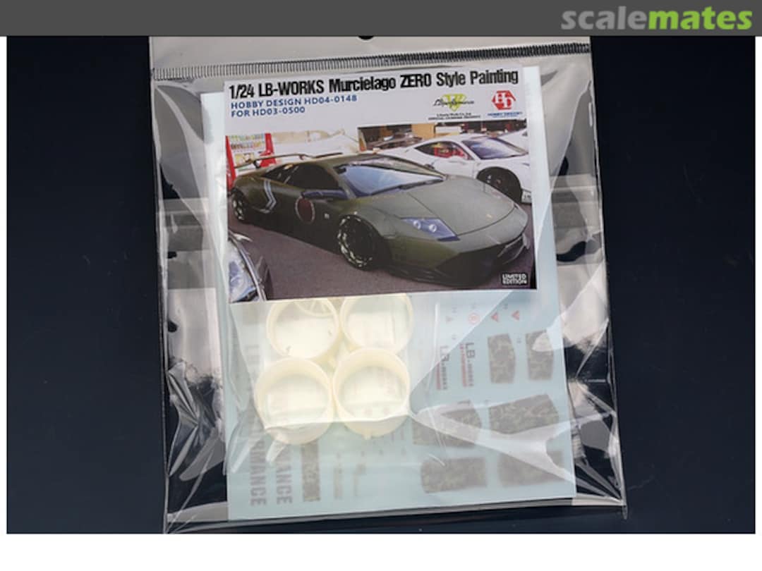 Boxart LB-Works Murcielago ZERO Style Painting for HD03-0500 HD04-0148 Hobby Design Boxart LB-Works Murcielago ZERO Style Painting for HD03-0500 HD04-0148 Hobby Design