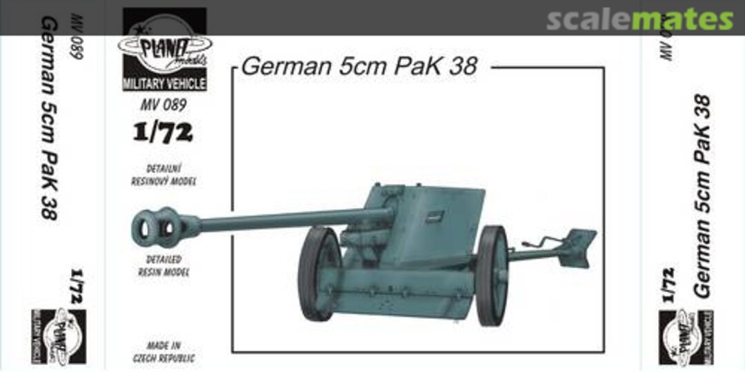 Boxart 5cm Pak 38 MV089 Planet Models Boxart 5cm Pak 38 MV089 Planet Models