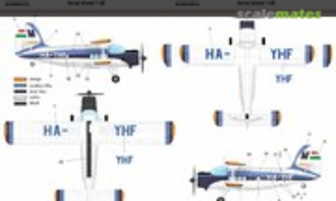 1:48 An-2 MALÉV old (HA-YHF) (HADmodels 48128) 48128