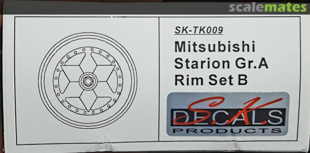 Boxart Mitsubishi Starion Gr. A Rim Set B SK-TK009 SK Decals