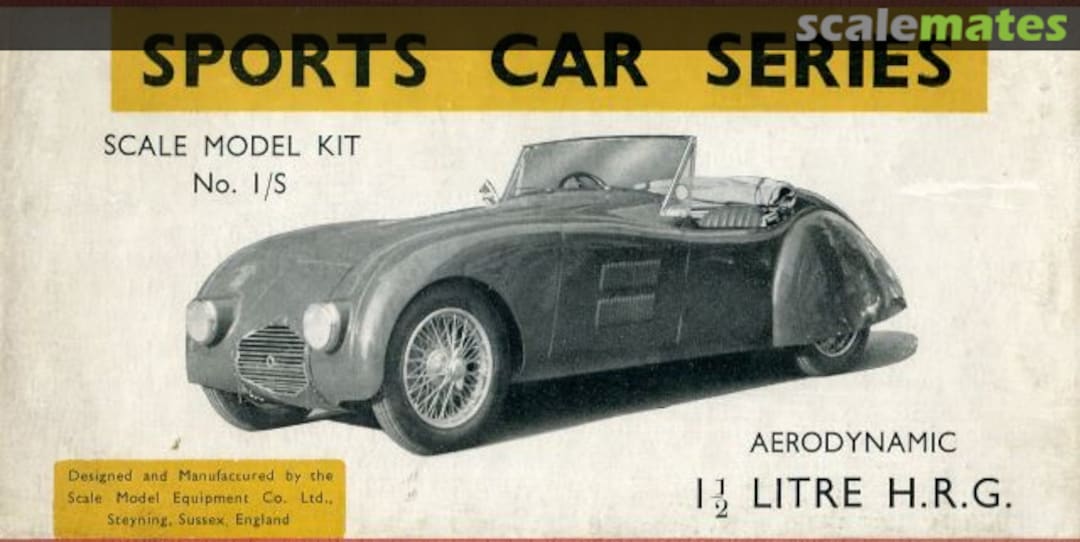 Boxart H.R.G. Aerodynamic 1.5 litre 1950 15 SMEC Boxart H.R.G. Aerodynamic 1.5 litre 1950 15 SMEC
