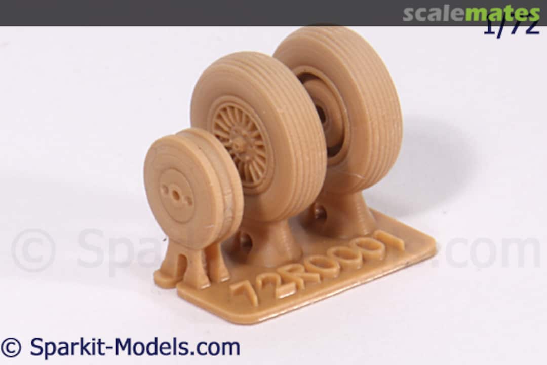 Boxart DH Vampire/SE535 Mistral - Wheel Set (Late Type) 72R0001 Sparkit Models Boxart DH Vampire/SE535 Mistral - Wheel Set (Late Type) 72R0001 Sparkit Models