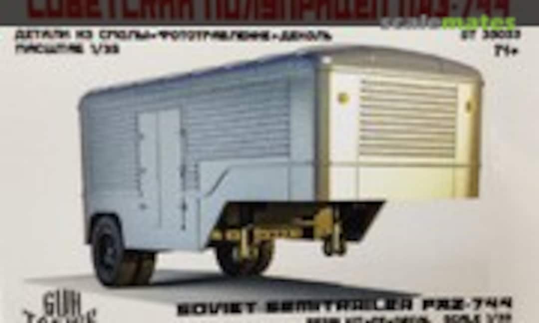 1:35 Semi-Trailer PAZ-744 (Guntower Models GT 35053) GT 35053