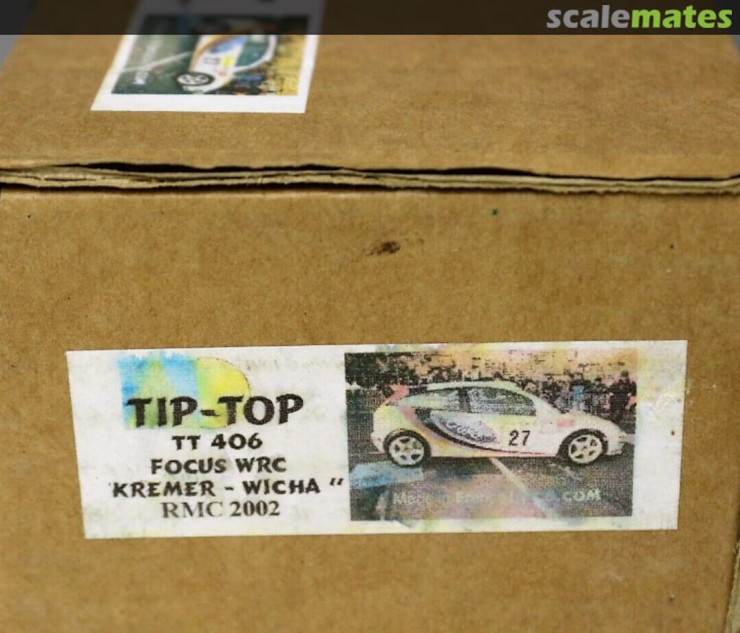 Boxart Ford Focus RS WRC '01 [EX51 UAA] TT406 TIP-TOP