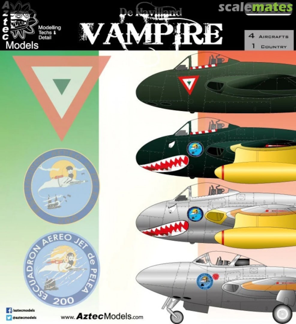Boxart de Havilland Vampire 48-080 Aztec Models Boxart de Havilland Vampire 48-080 Aztec Models