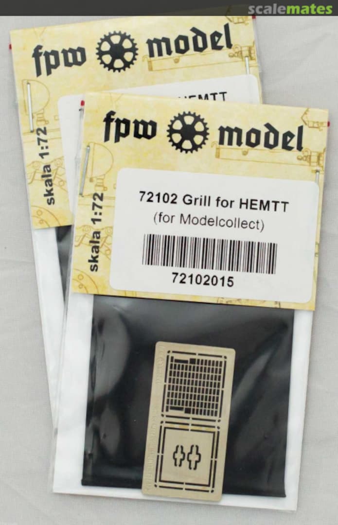 Boxart Grill for HEMTT 72102 FPW Model Boxart Grill for HEMTT 72102 FPW Model