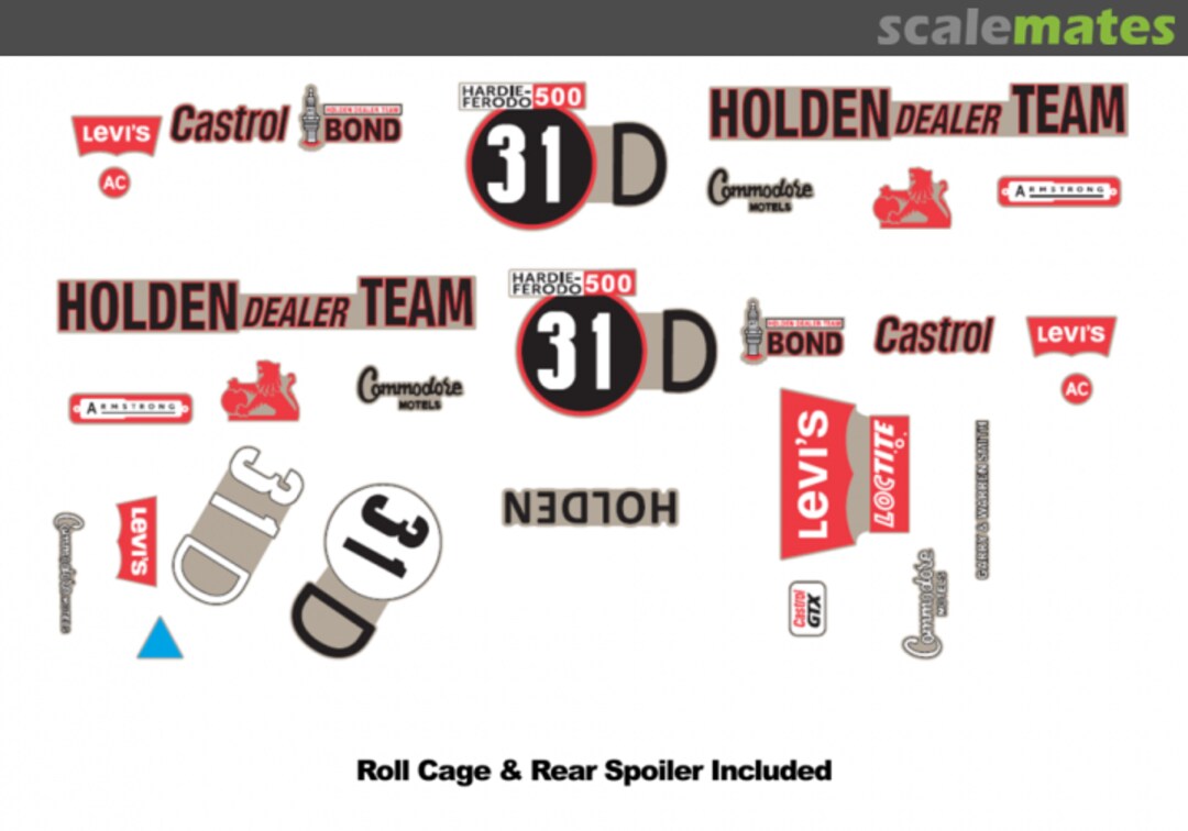 Boxart Holden Torana LC GTR - #31D Bathurst Decal Kit DDAAC011 DDA Boxart Holden Torana LC GTR - #31D Bathurst Decal Kit DDAAC011 DDA