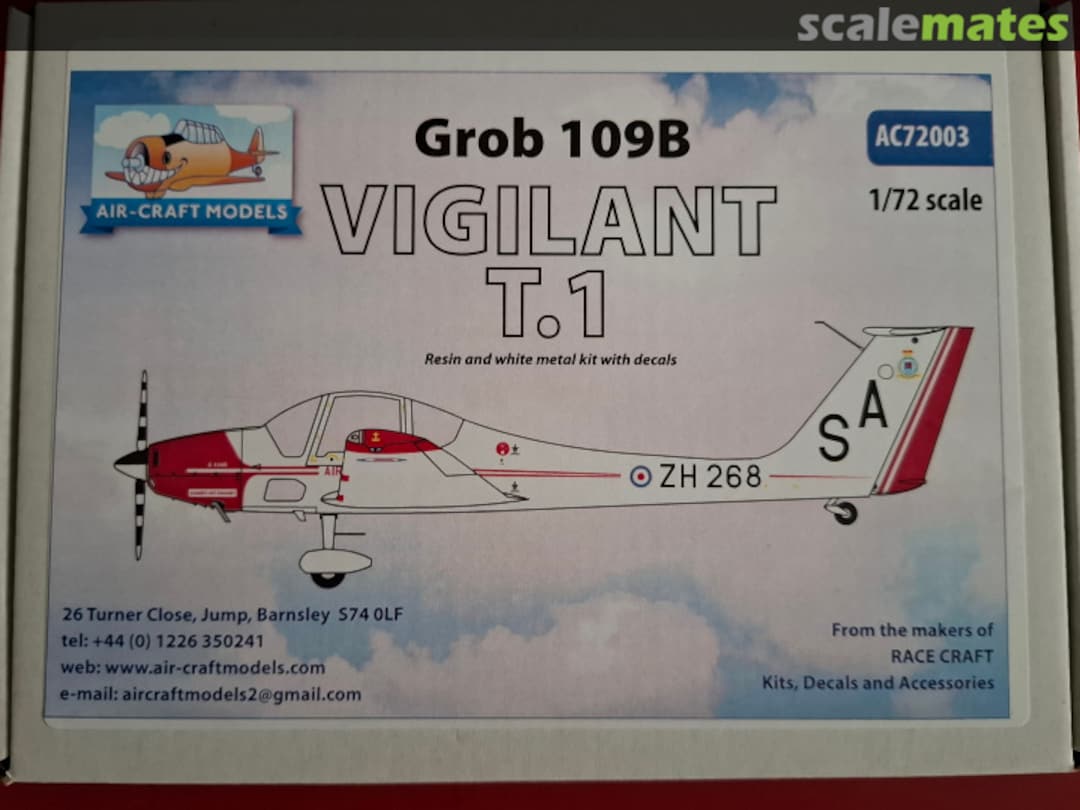 Boxart Grob 109B Vigilant T.1 AC72003 Air-Craft Models Boxart Grob 109B Vigilant T.1 AC72003 Air-Craft Models