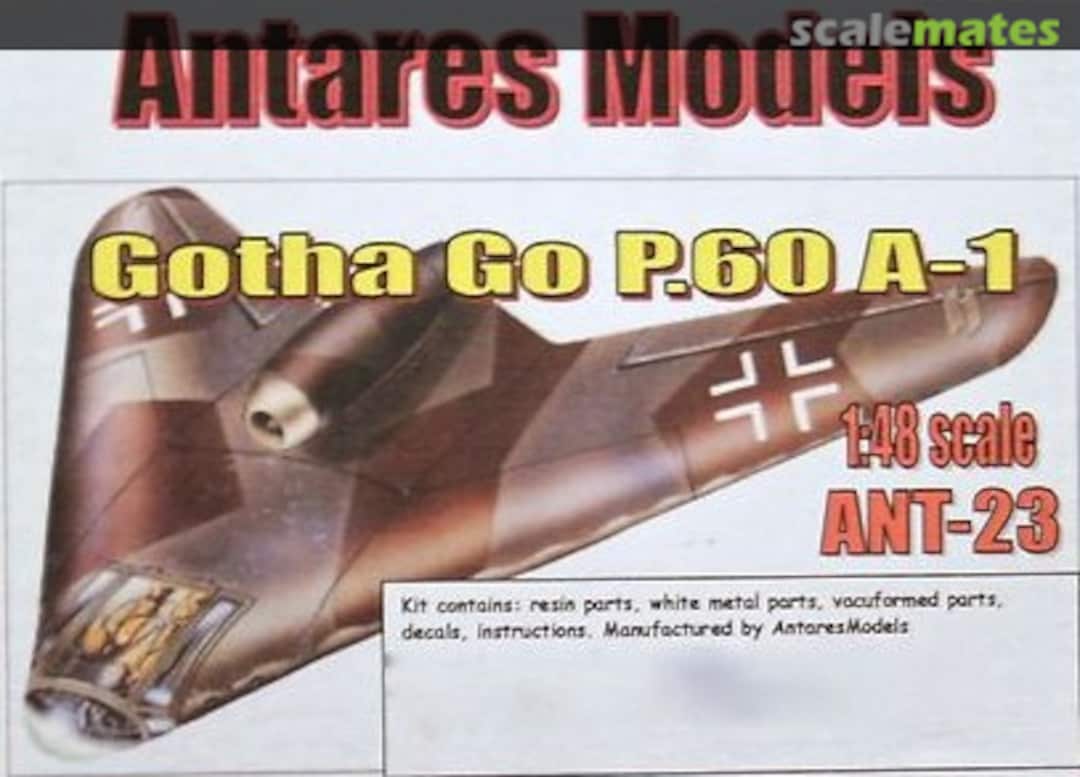 Boxart Gotha Go P.60 A-1 ANT-23 Antares Models