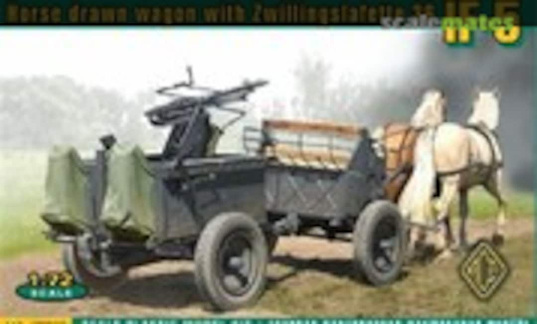 1:72 Horse drawn wagon with Zwillingssockellafette (ZwiSoLa) 36 IF-5 (ACE 72510) 72510