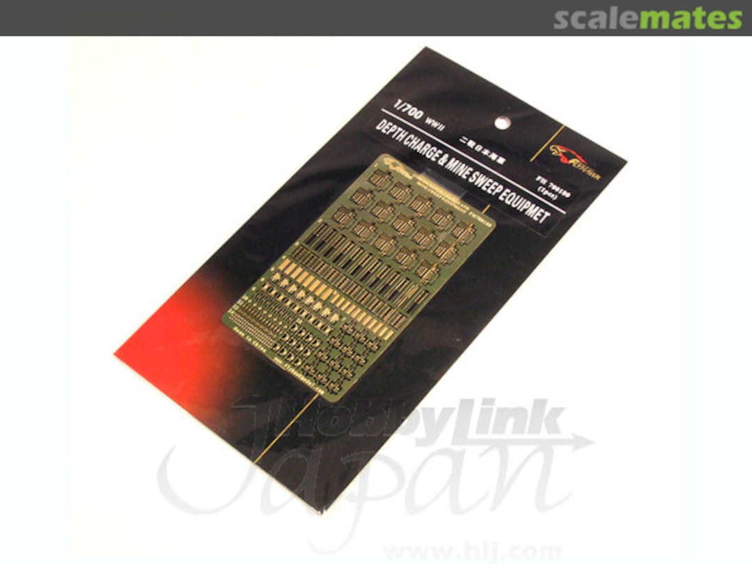 Boxart WWII IJN Depth Charge & Mine Sweep Equipment FH700180 FlyHawk Model