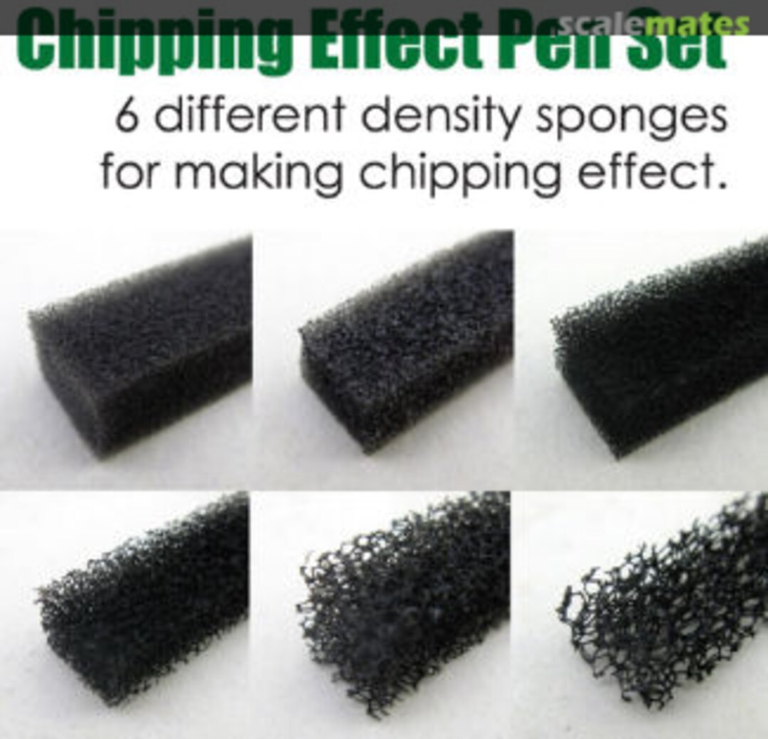 Boxart Chipping Effect Pen Set PPA6003 J's Work Boxart Chipping Effect Pen Set PPA6003 J's Work