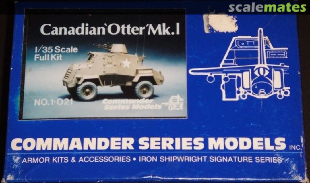 Boxart Otter Mk.1 Canadian armored car 1-021 Commander Series Models