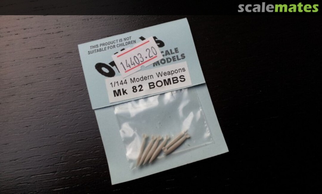 Boxart Mk 82 Bombs (6 per pack) OZCONV14403-20 OzMods