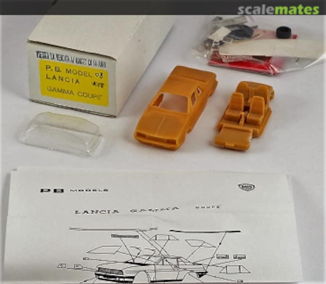 Boxart Lancia Gamma Coupé 08 PB Models Boxart Lancia Gamma Coupé 08 PB Models