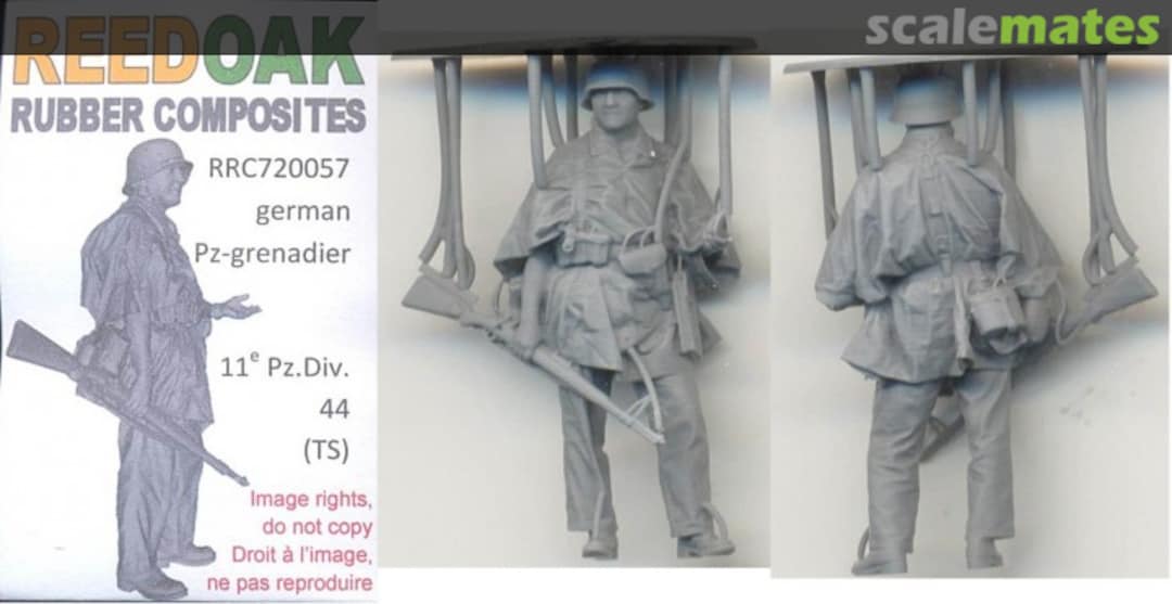 Boxart German Panzergrenadier, 11e Pz. Div., with Zeltbahn & Mauser 720057 Reedoak