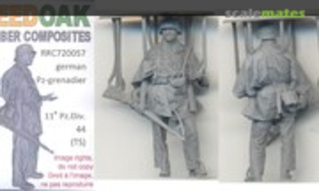 1:72 German Panzergrenadier, 11e Pz. Div., with Zeltbahn & Mauser (Reedoak 720057) 720057