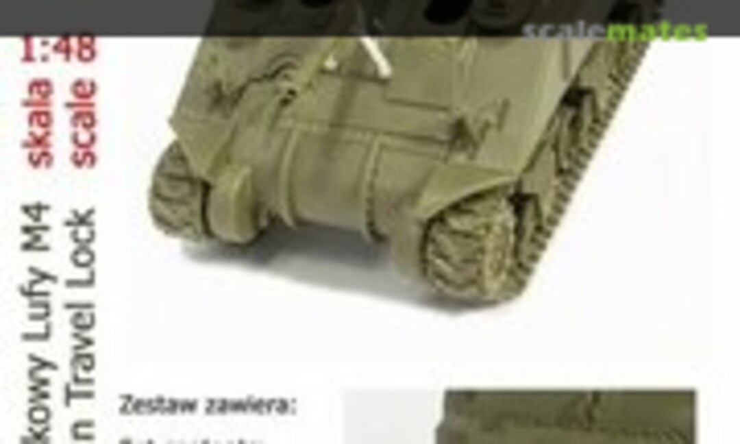 1:48 M4 Sherman Gun Travel Lock (2 Pcs.) (Adalbertus 48511) 48511