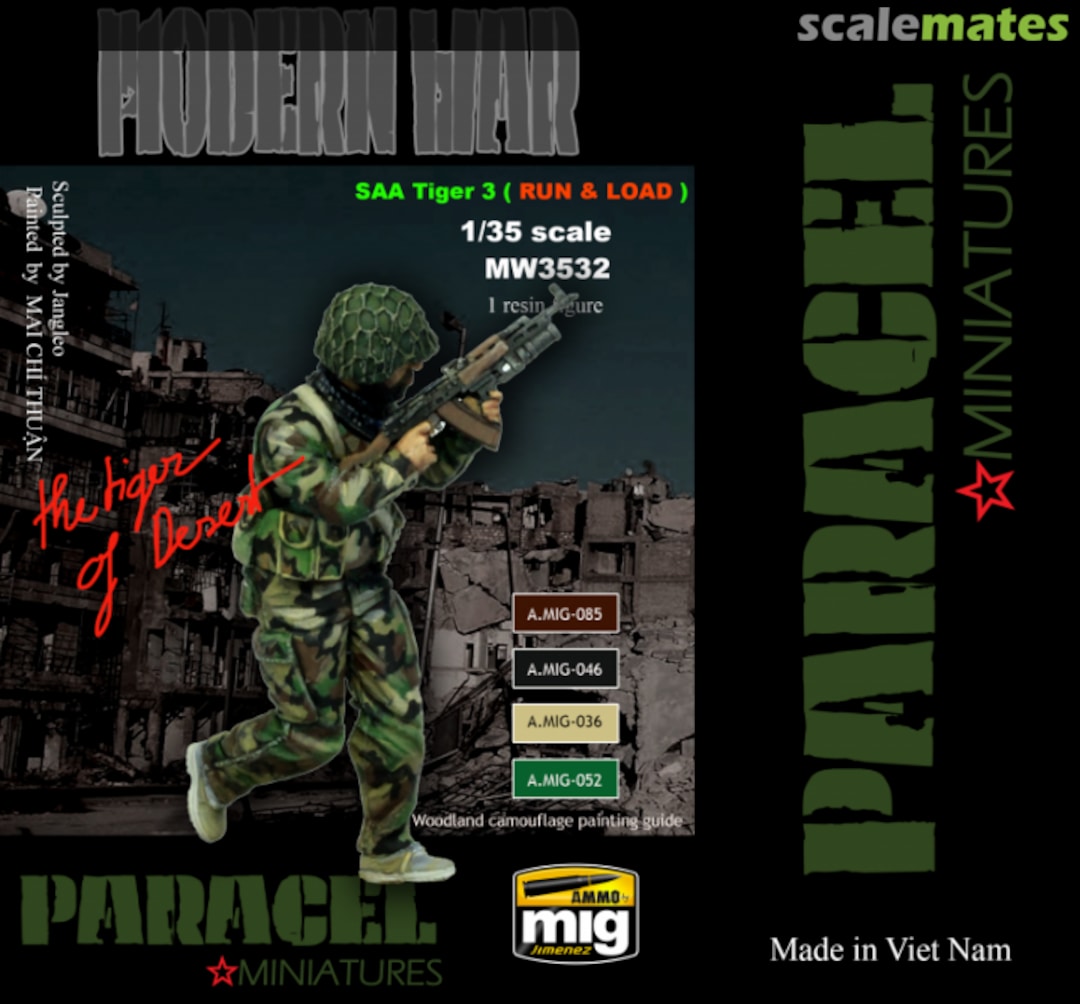 Boxart SAA Tiger 3 (run & load) MW3532 Paracel Miniatures Boxart SAA Tiger 3 (run & load) MW3532 Paracel Miniatures