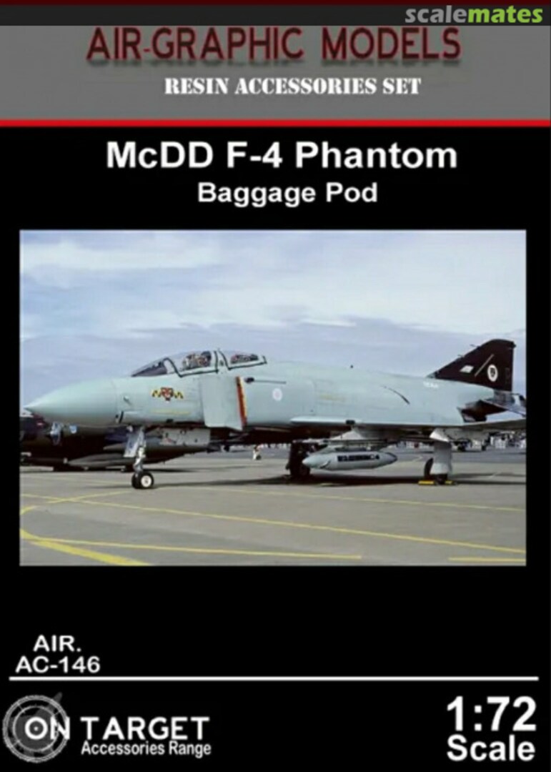 Boxart F-4 Phantom Baggage Pod and Pylon AC-146 Air-Graphics Models Boxart F-4 Phantom Baggage Pod and Pylon AC-146 Air-Graphics Models