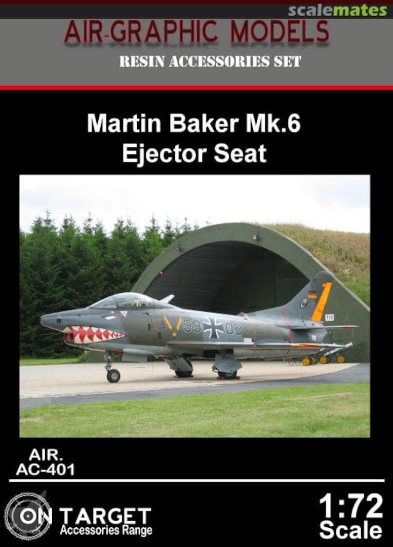 Boxart Martin Baker Mk.6 Ejector Seat AIR.AC-401 Air-Graphics Models Boxart Martin Baker Mk.6 Ejector Seat AIR.AC-401 Air-Graphics Models