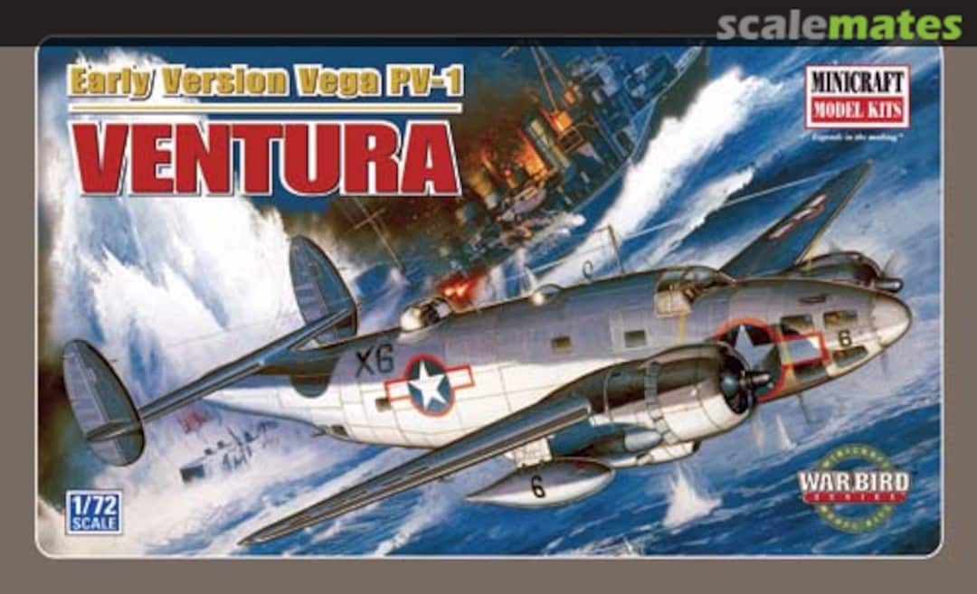 Boxart Early Version Vega PV-1 Ventura 11638 Minicraft Model Kits Boxart Early Version Vega PV-1 Ventura 11638 Minicraft Model Kits