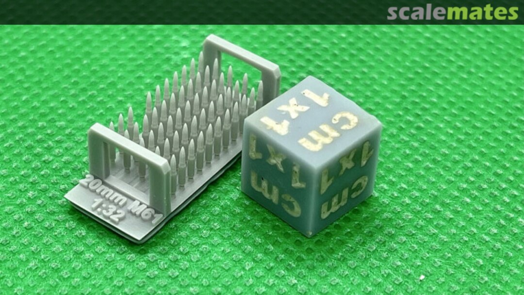 Boxart 20mm ammo for M61A1/A2 Vulcan - 50 pieces 32020301 EMP3d Boxart 20mm ammo for M61A1/A2 Vulcan - 50 pieces 32020301 EMP3d