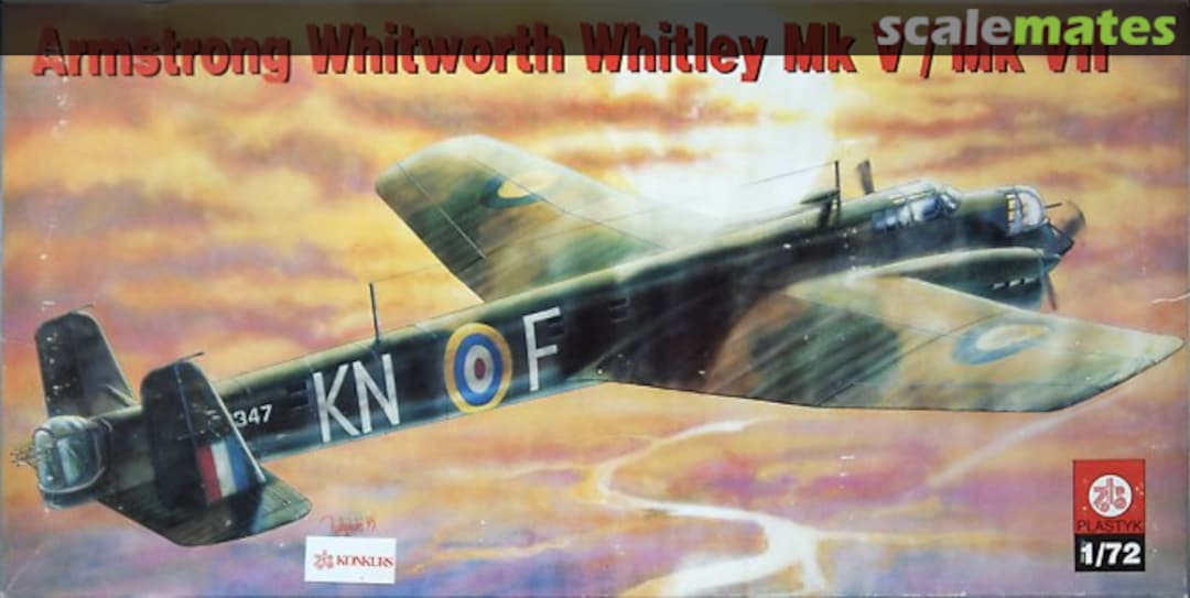 Boxart Armstrong Whitworth Whitley Mk V / Mk VII S121 ZTS Plastyk