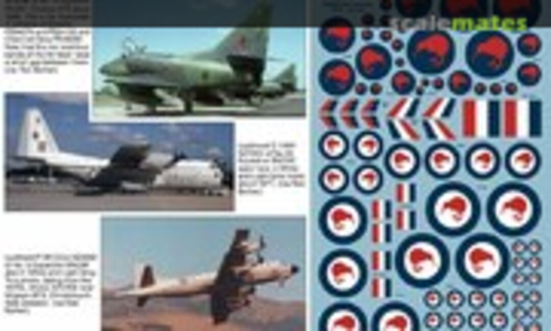 1:48 RNZAF Kiwi roundels. 1970 to current (2016) (Ventura V4890) V4890