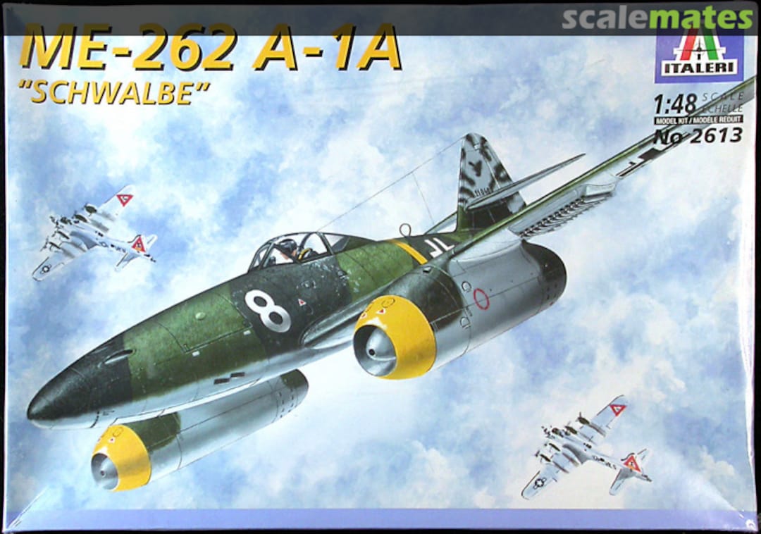 Boxart Me-262 A-1a 2613 Italeri