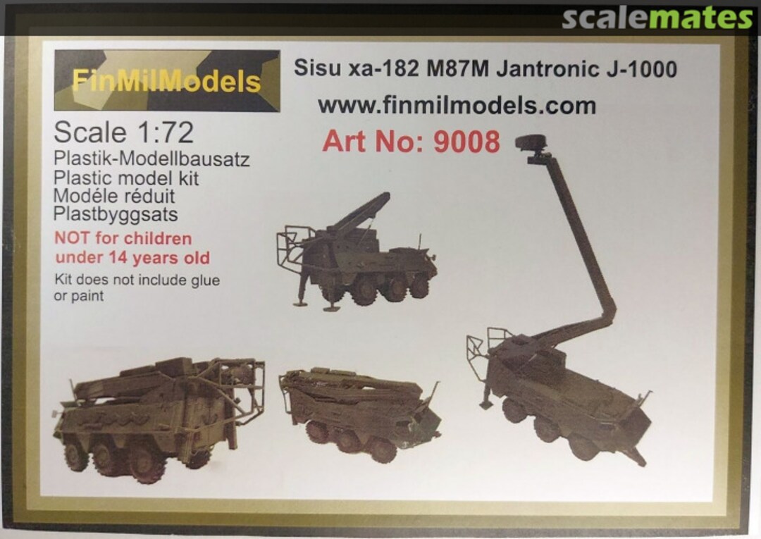Boxart Sisu XA-182 M87M Jantronic J-1000 9008 Finmilmodels Boxart Sisu XA-182 M87M Jantronic J-1000 9008 Finmilmodels