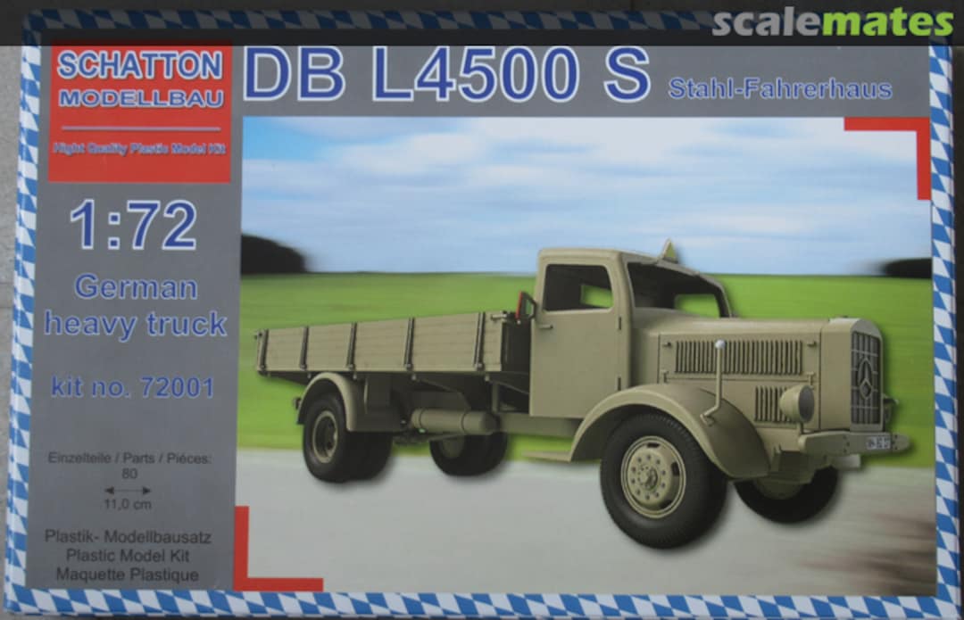 Boxart DB L4500 S Einheits-Holzfahrerhaus 72002 Schatton Modellbau Boxart DB L4500 S Einheits-Holzfahrerhaus 72002 Schatton Modellbau