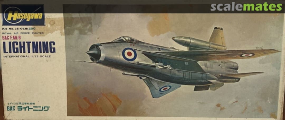 Boxart BAC F.Mk-6 Lightning JS-019:300 Hasegawa