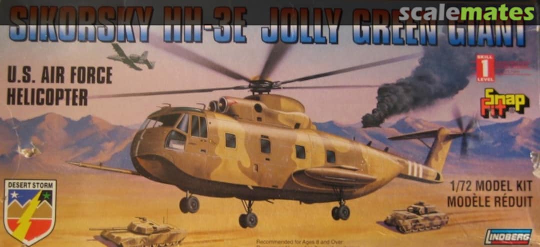 Boxart Sikorsky HH-3E Jolly Green Giant 70974 Lindberg Boxart Sikorsky HH-3E Jolly Green Giant 70974 Lindberg