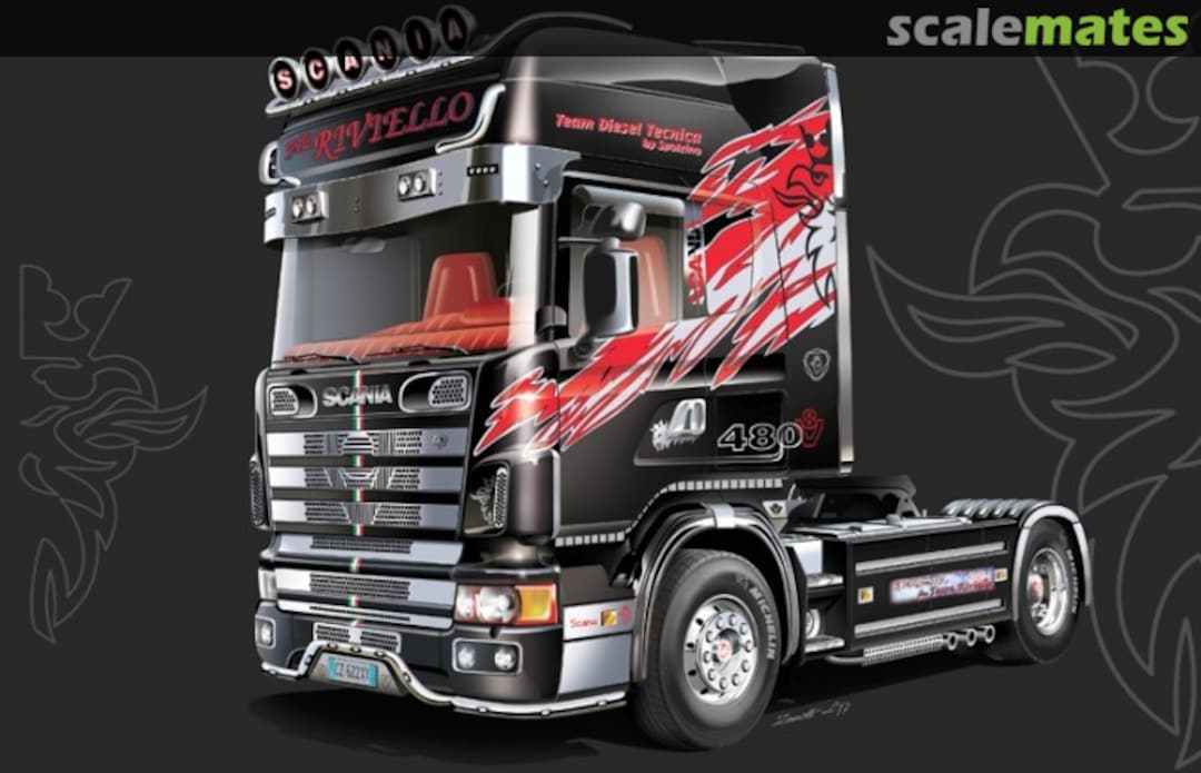 Boxart Scania 164 L Top Class 3922 Italeri Boxart Scania 164 L Top Class 3922 Italeri
