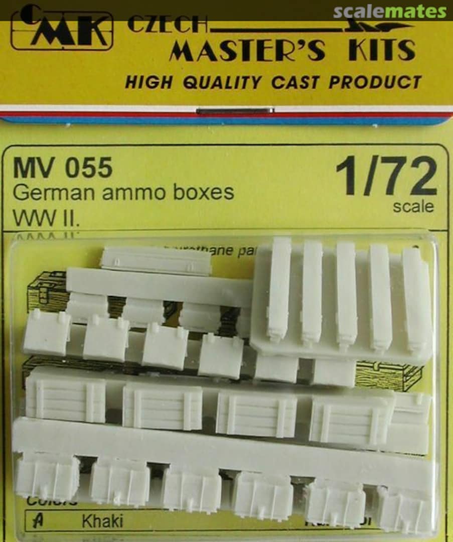 Boxart German Ammo Boxes WW II MV055 CMK Boxart German Ammo Boxes WW II MV055 CMK