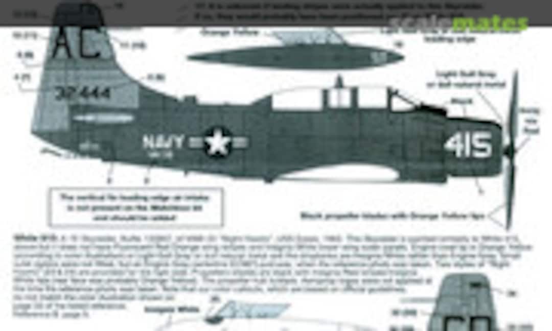 1:48 Douglas AD-5/A-1E Skyraider (Third Group Decals 48-019) 48-019