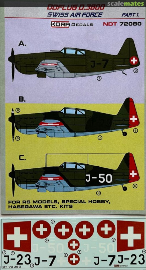 Boxart Doflug D.3800 NDT72080 Kora Models Boxart Doflug D.3800 NDT72080 Kora Models