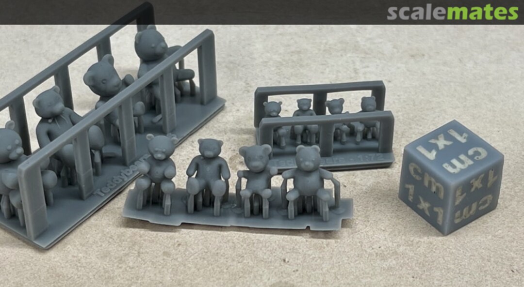 Boxart Teddybears - 4 different types/pieces 35091001 EMP3d Boxart Teddybears - 4 different types/pieces 35091001 EMP3d