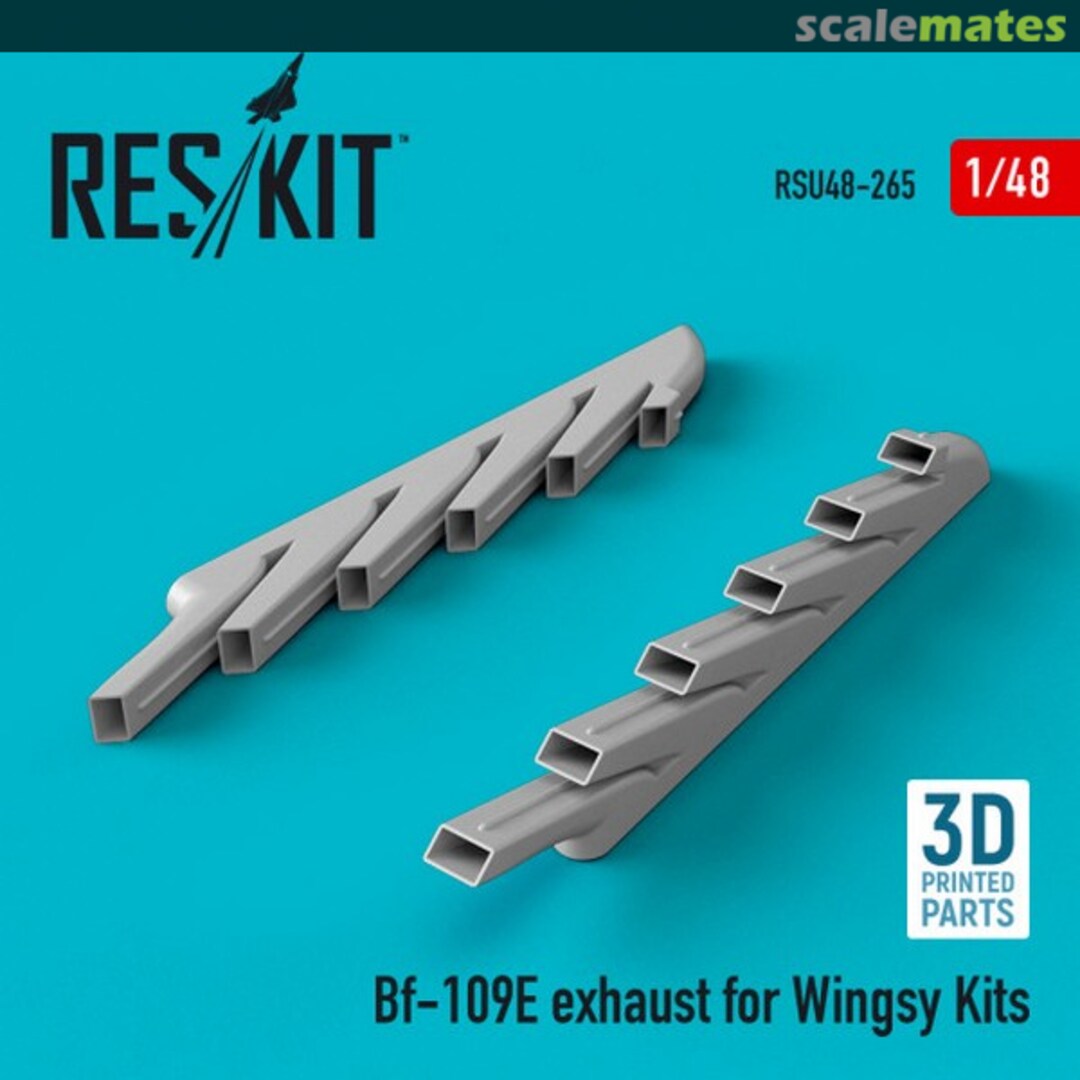 Boxart Bf 109E - Exhaust RSU48-0265 ResKit Boxart Bf 109E - Exhaust RSU48-0265 ResKit