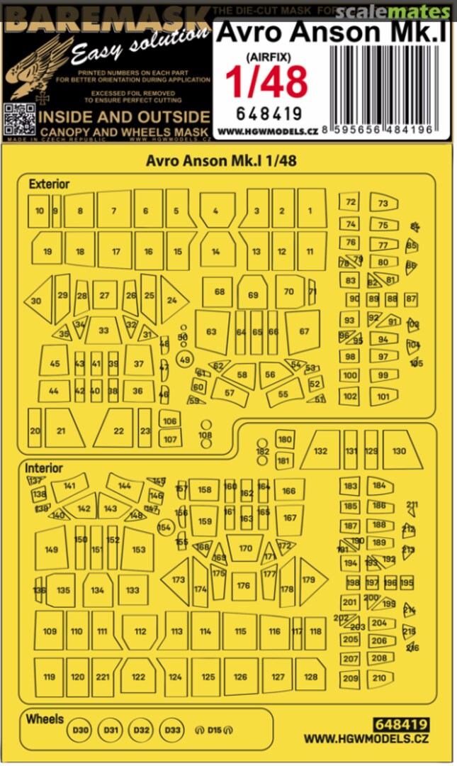Boxart Avro Anson Mk.I 648419 HGW Models Boxart Avro Anson Mk.I 648419 HGW Models