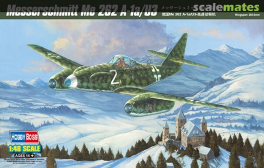 Boxart Messerschmitt Me 262 A-1a/U3 80371 HobbyBoss Boxart Messerschmitt Me 262 A-1a/U3 80371 HobbyBoss