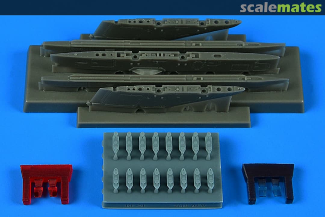 Boxart RF-5E Tiger II pylons & missile launchers 4919 Aires Boxart RF-5E Tiger II pylons & missile launchers 4919 Aires