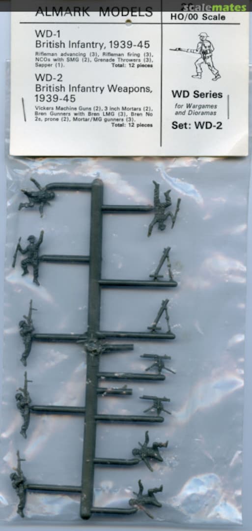 Boxart British Infantry Weapons, 1939-1945 WD-2 Almark Kits Boxart British Infantry Weapons, 1939-1945 WD-2 Almark Kits